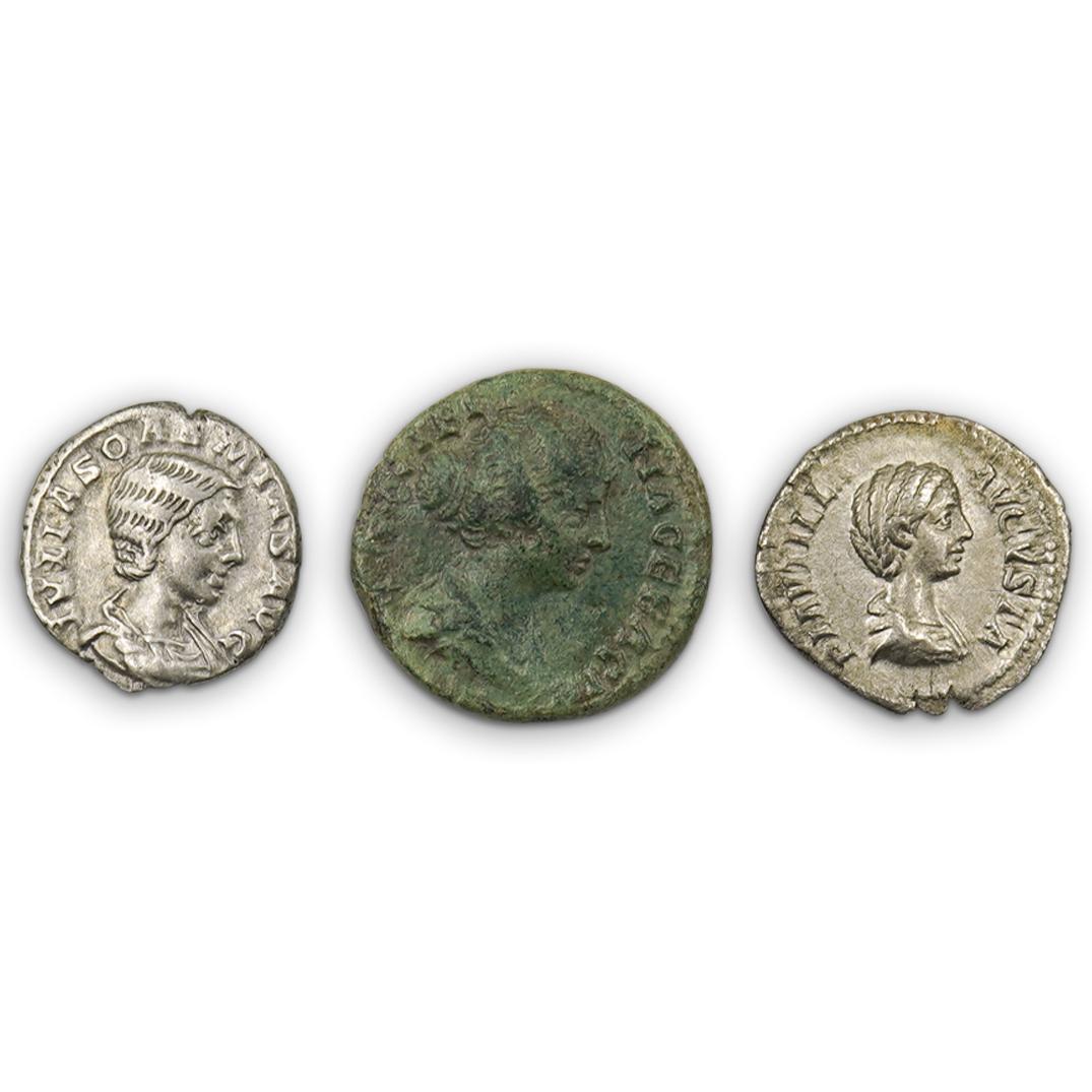 (3 Pc) Roman Ancient Coin Collection (1 of 3)
