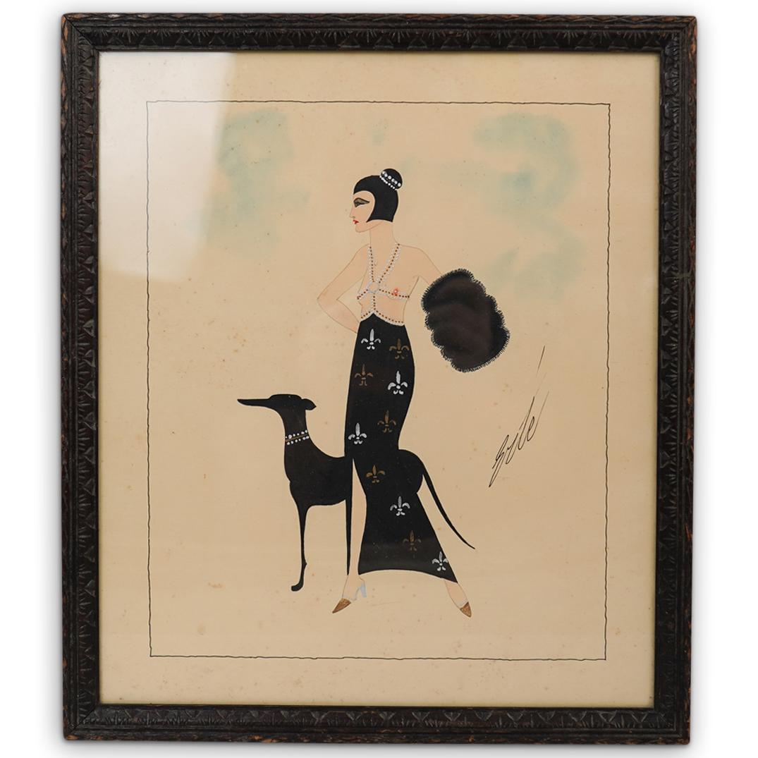 Romain de Tirtoff "Erte" (Russian/French) Original (1 of 5)