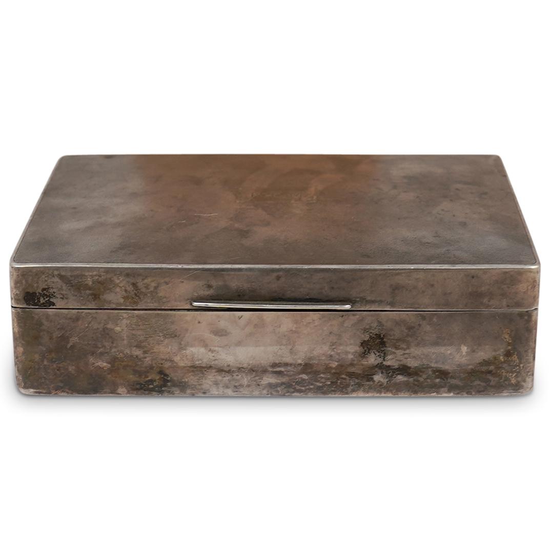 Antique English Sterling Overlaid Box (1 of 5)