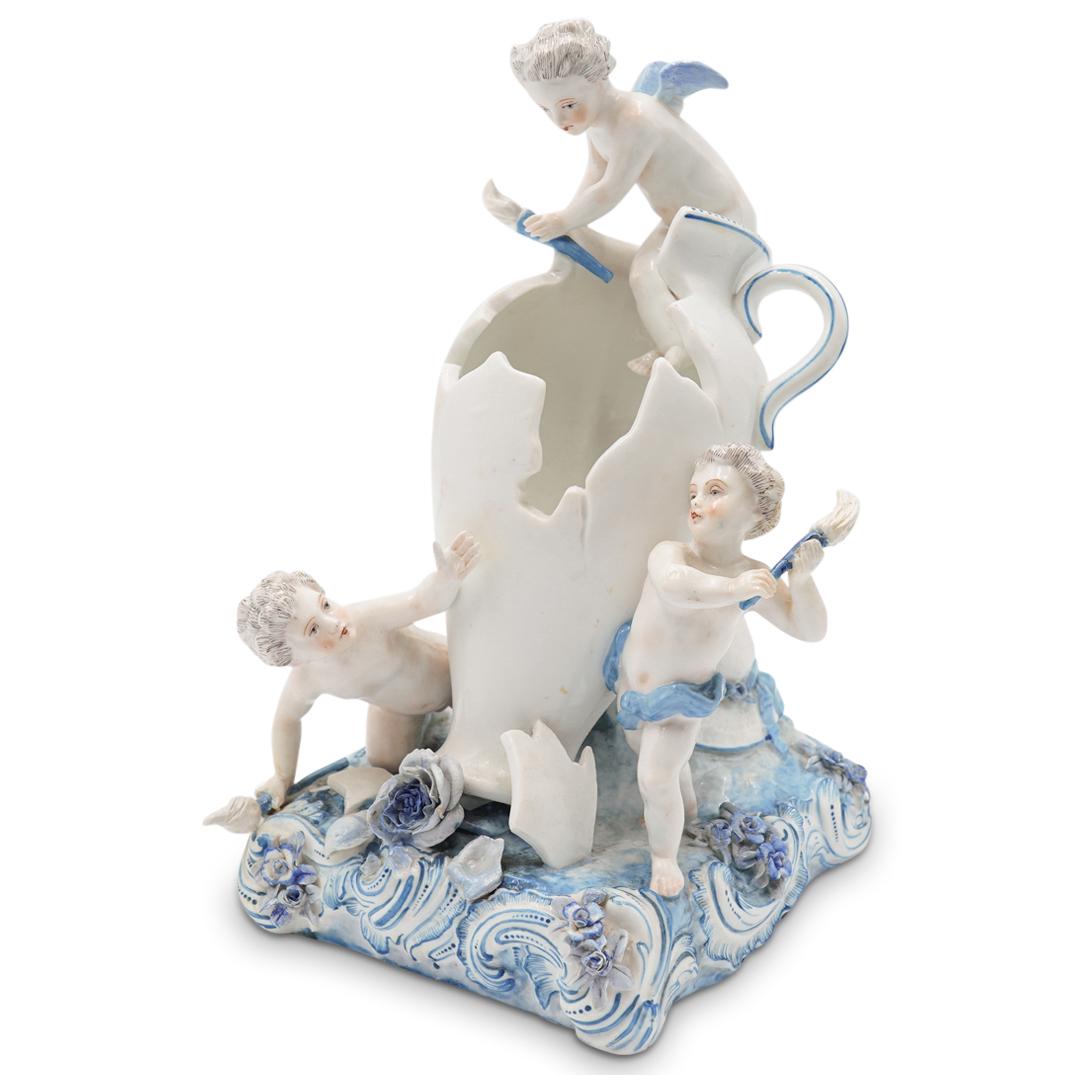 KPM Porcelain Putti Statue (1 of 8)