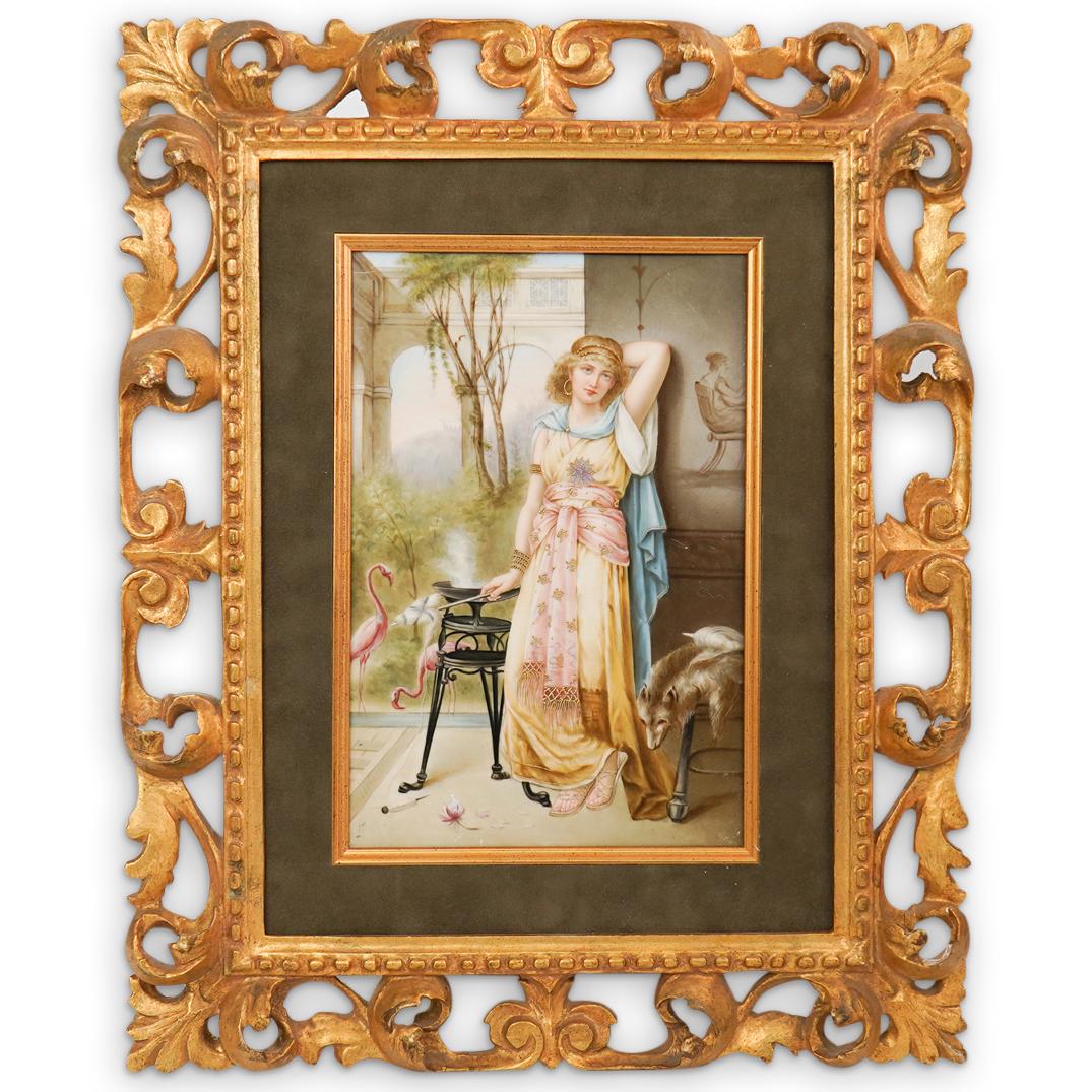 KPM Porcelain Painted Plaque (1 of 4)