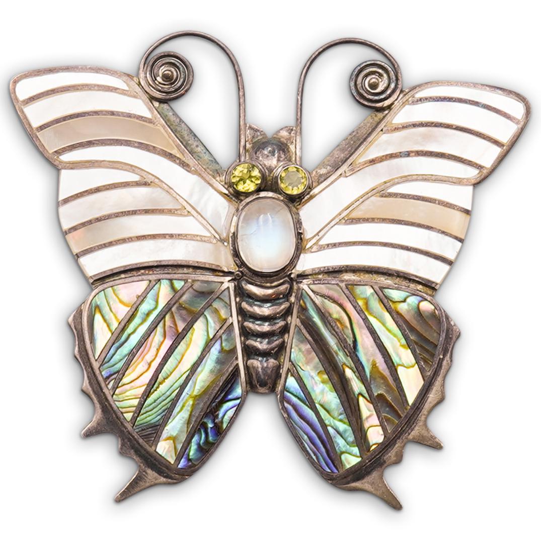Sterling Silver Butterfly Pin (1 of 3)