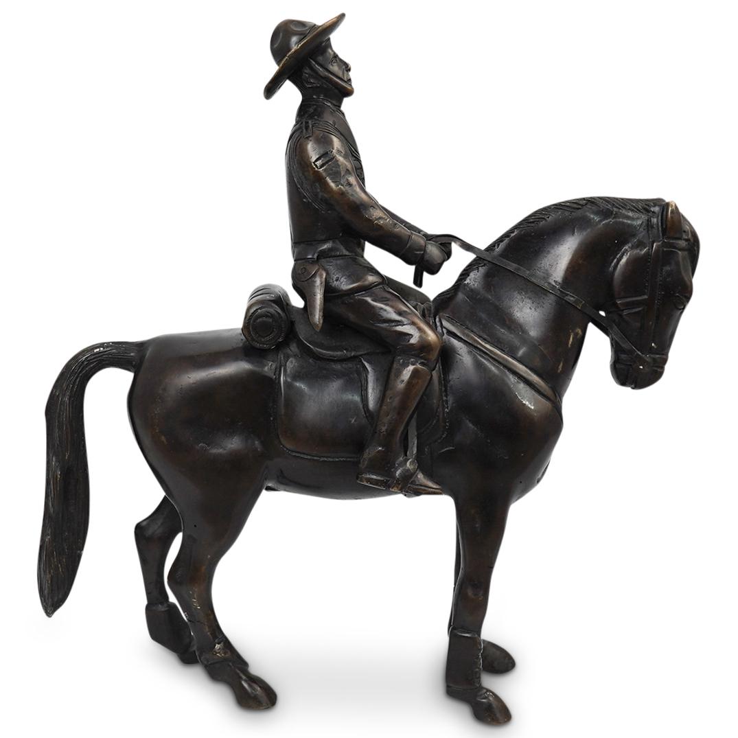 Horse Rider Bronze Statue (1 of 4)