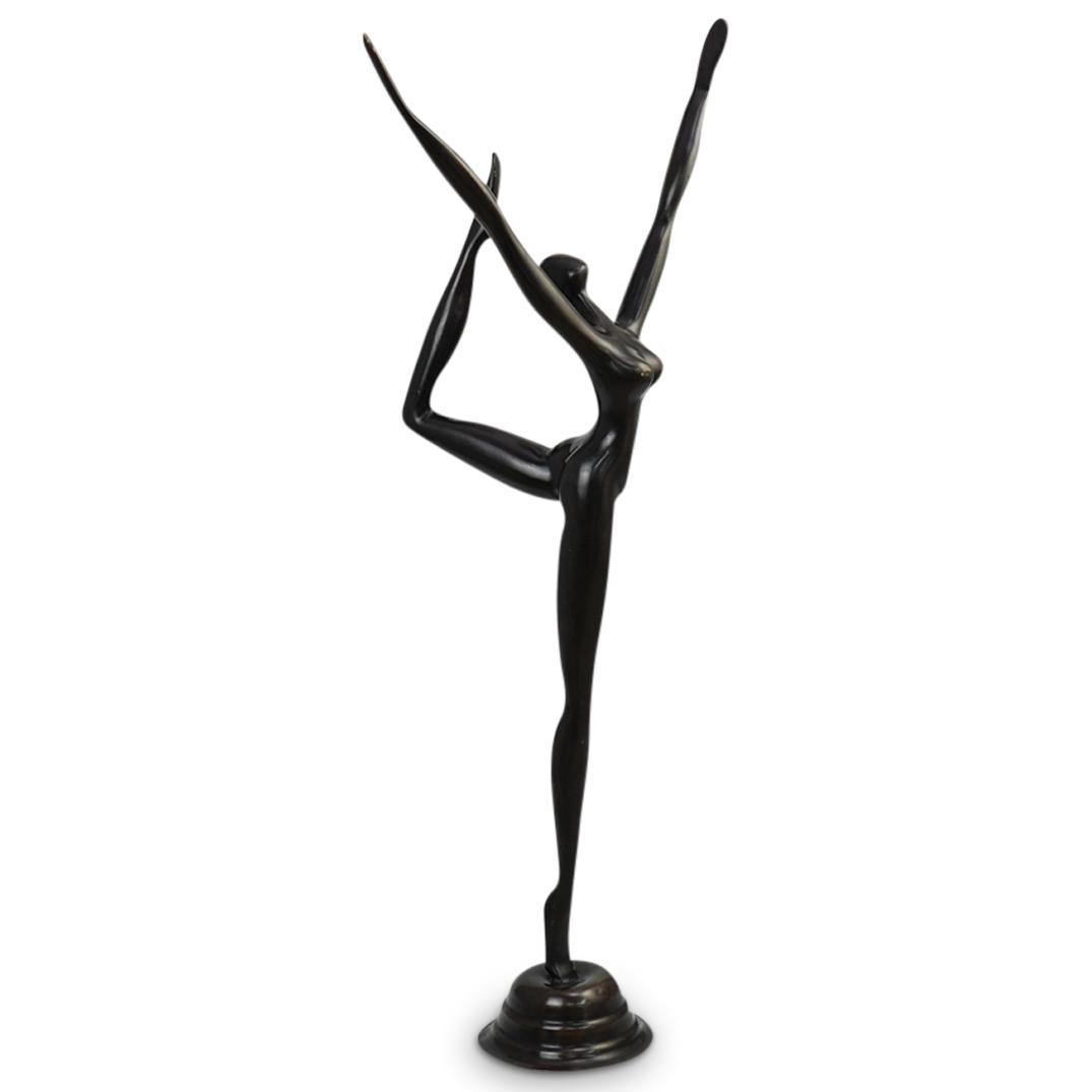 Dancing Figural Bronze Statue (1 of 4)