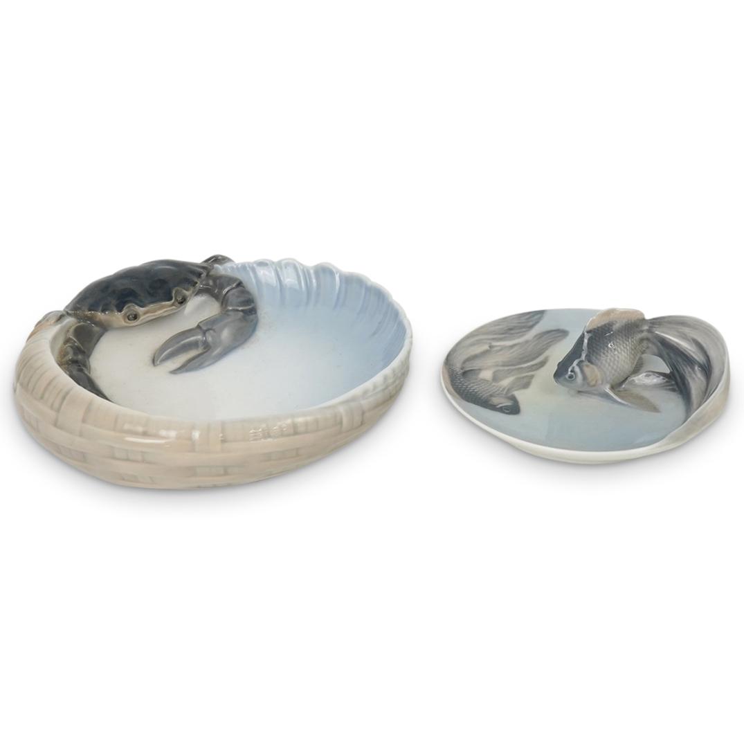 (2 Pc) Royal Copenhagen Porcelain Dishes (1 of 7)