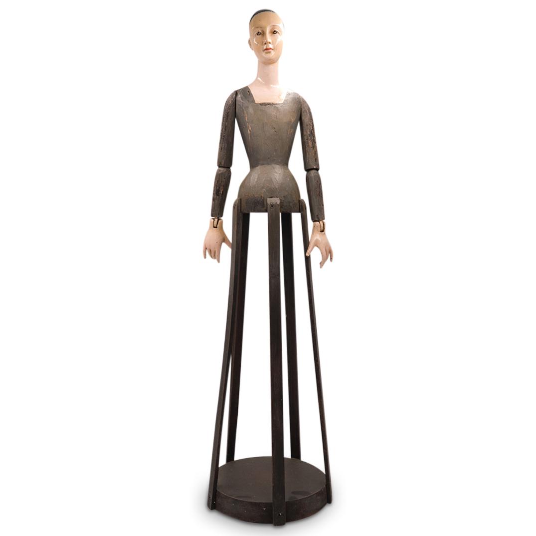 Antique Wooden Pandora Doll (1 of 3)