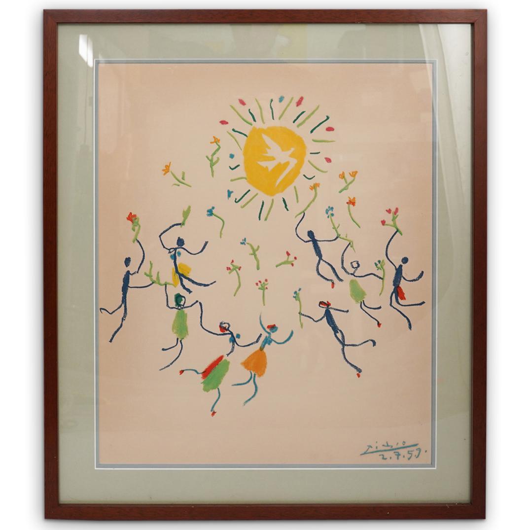 Pablo Picasso "Ronde Au Soleil" Lithograph (1 of 3)