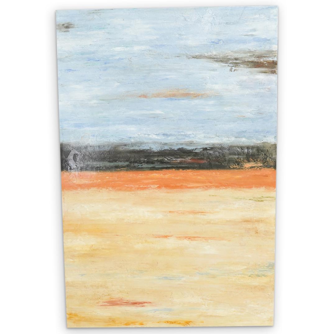 Large Abstract Oil On Canvas (1 of 4)