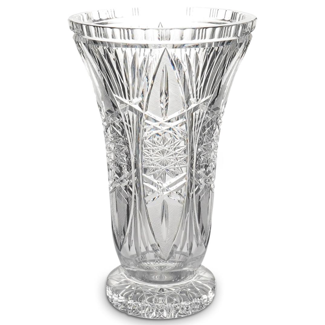 American Brilliant Crystal Vase (1 of 3)
