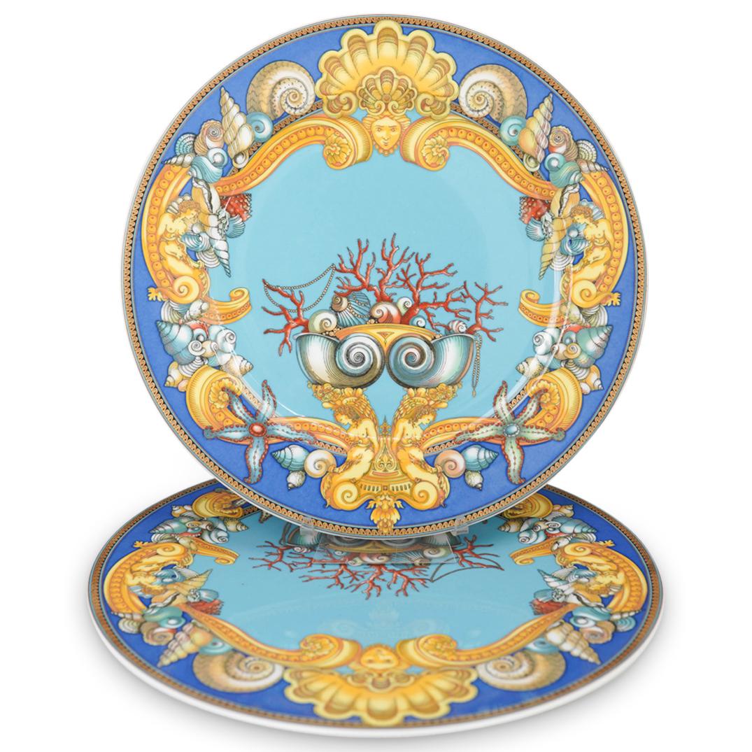 (2 Pc) Versace Rosenthal "Le Tresors De La Mer" (1 of 3)