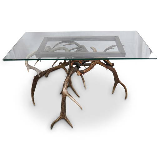 Antler Glass Top Table