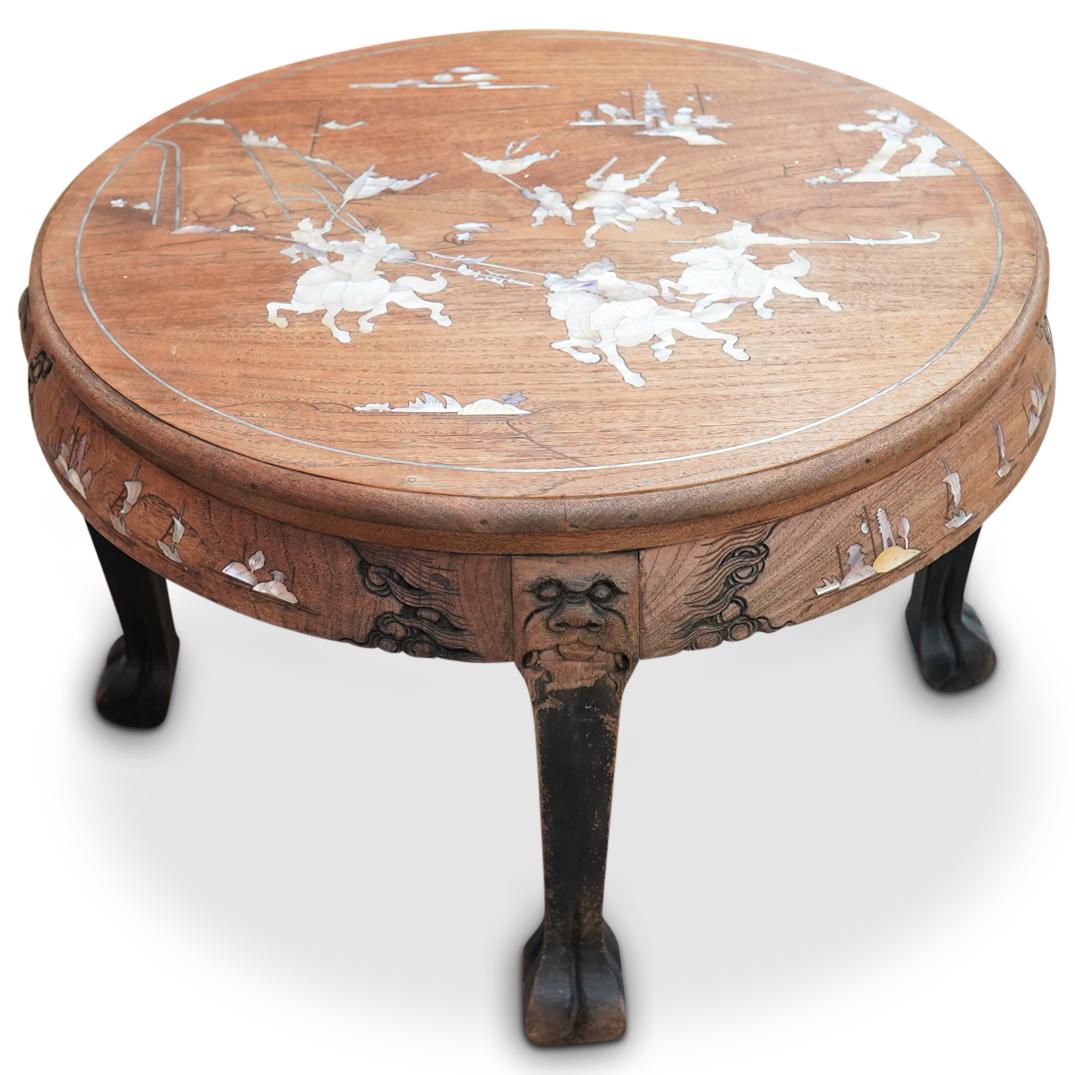 Mother Of Pearl Inlaid Tea Table (1 of 6)