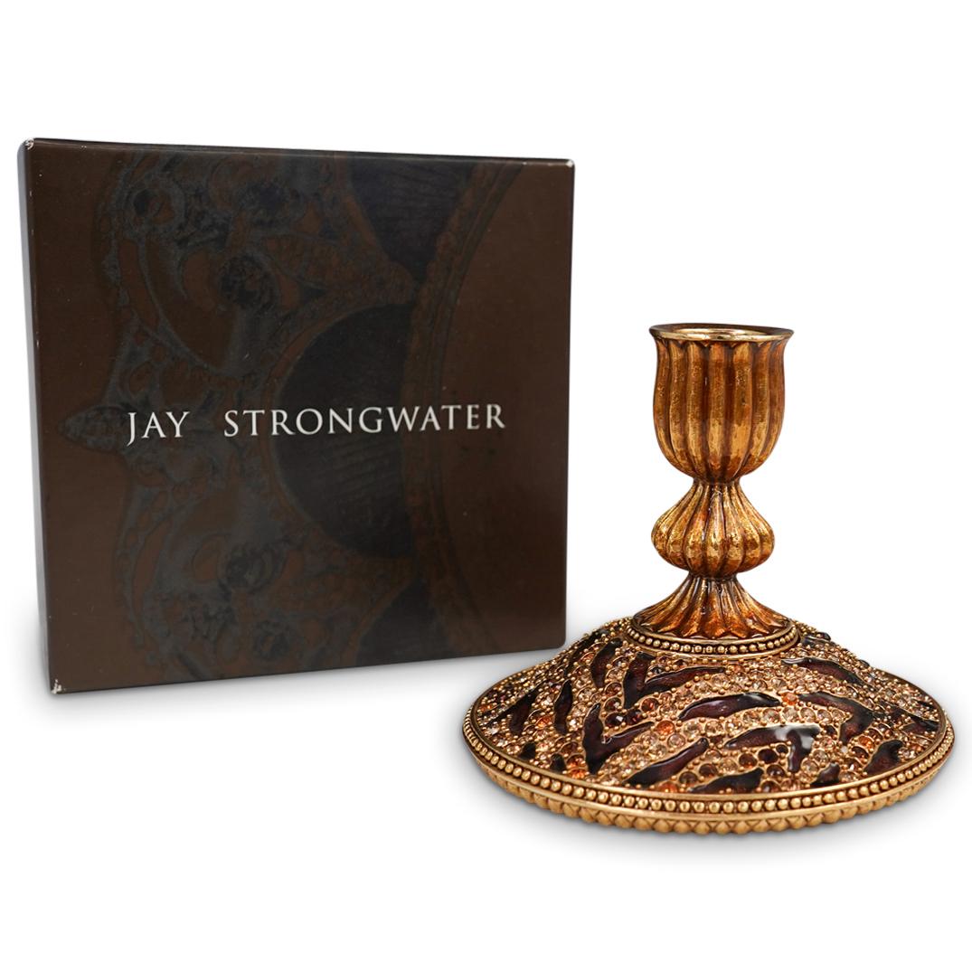 Jay Strongwater Enamel Candlestick (1 of 4)