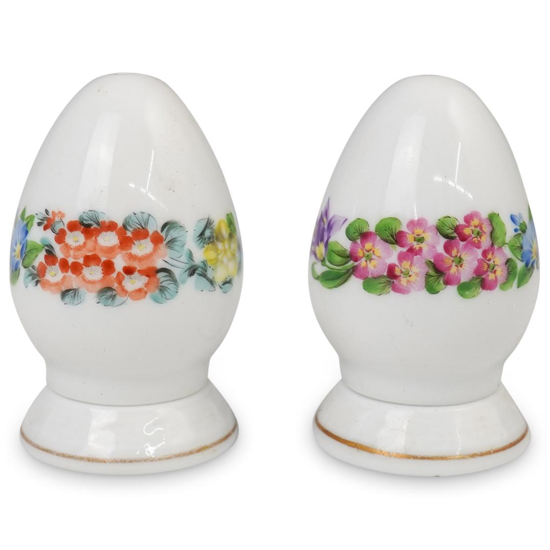 Herend Porcelain " Garland" Salt and Pepper Cellars (1 of 2)