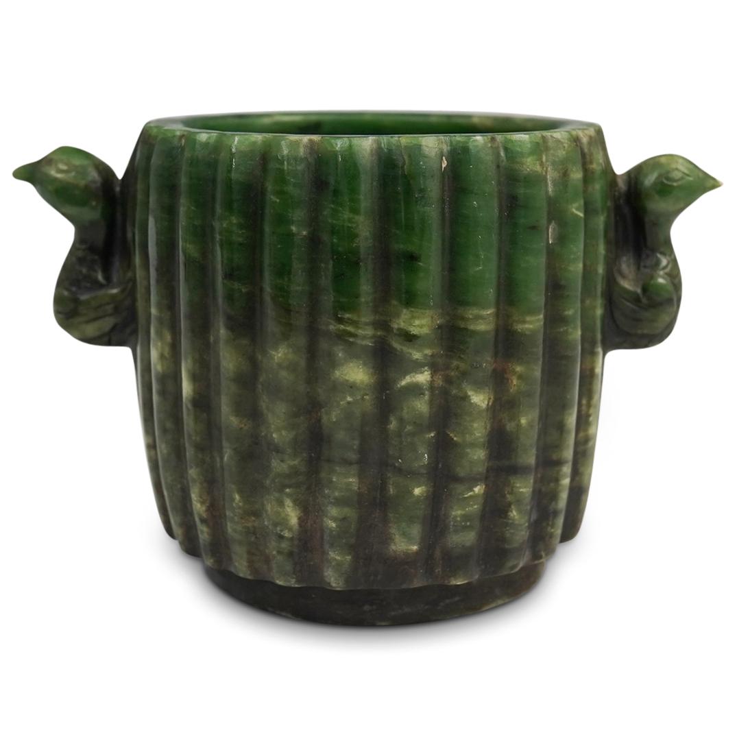 Chinese Spinach Green Jade Pot (1 of 4)