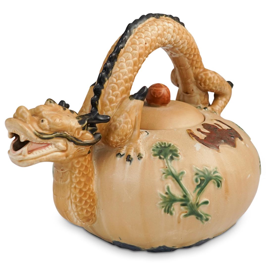 Japanese Ceramic Dragon Teapot (1 of 5)
