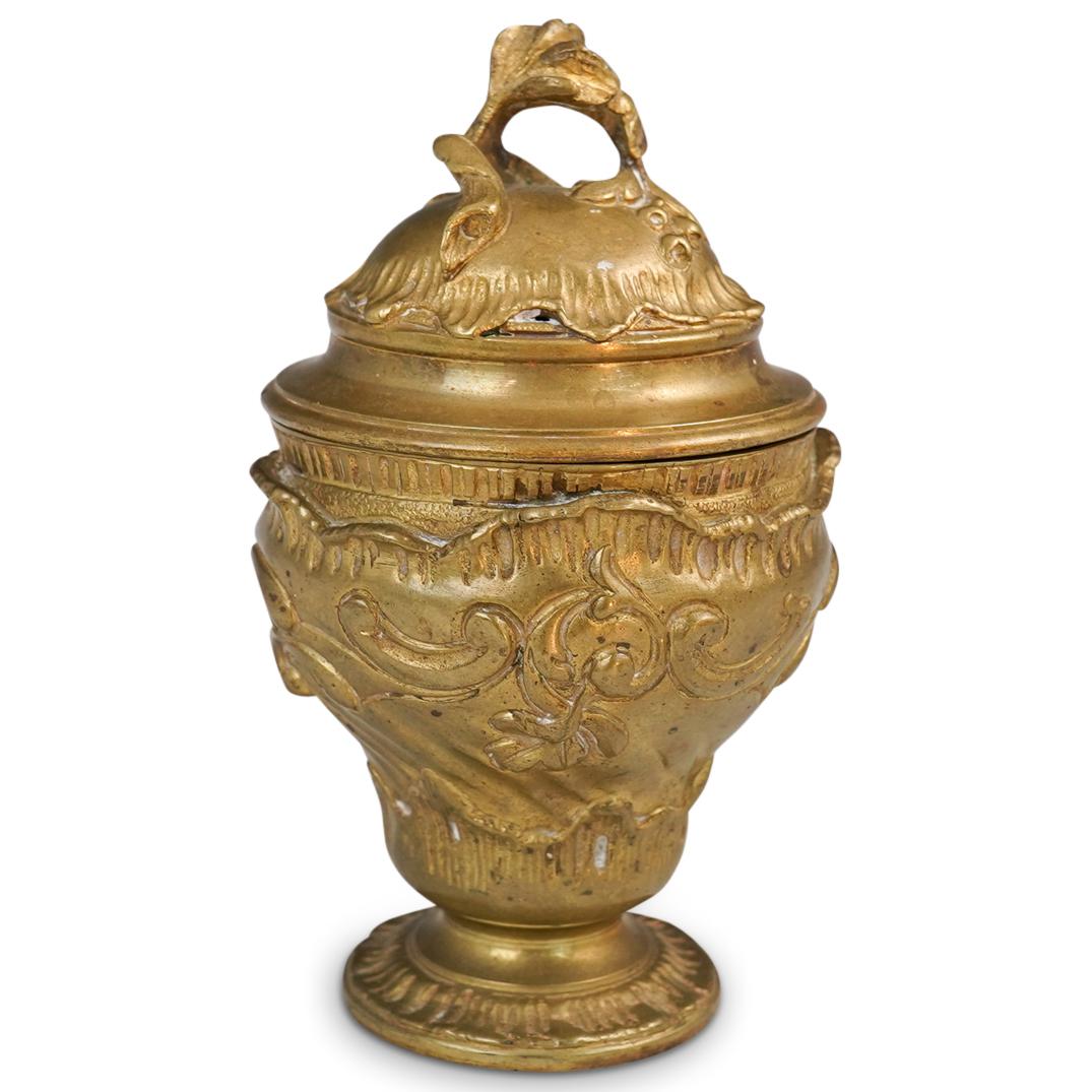 19th Ct French Bronze Lidded Urn (1 of 3)