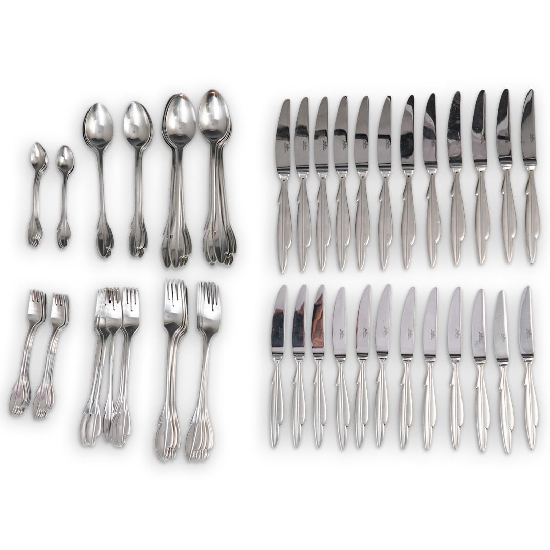 (96 Pc) Rosenthal Stainless Steel Flatware Set (1 of 6)