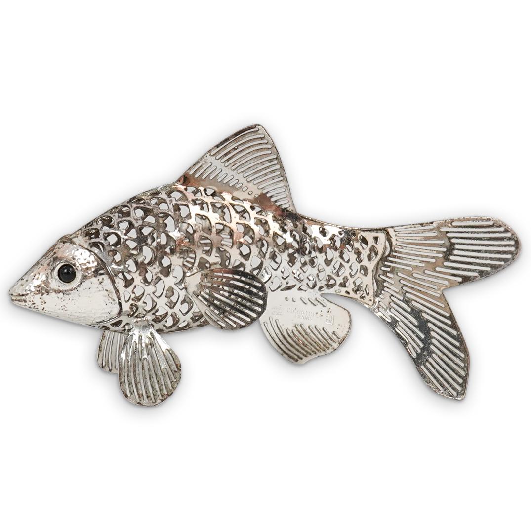 (5 Pc) Christofle Silver Plated Fish Groups (1 of 4)