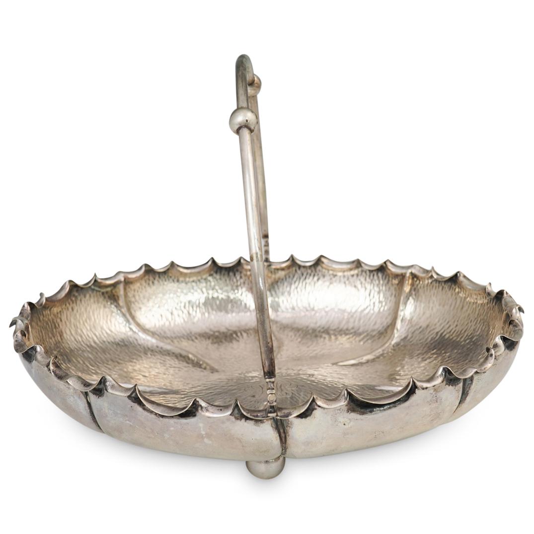19th Cent. Austrian Sterling Silver Handled Bowl (1 of 3)