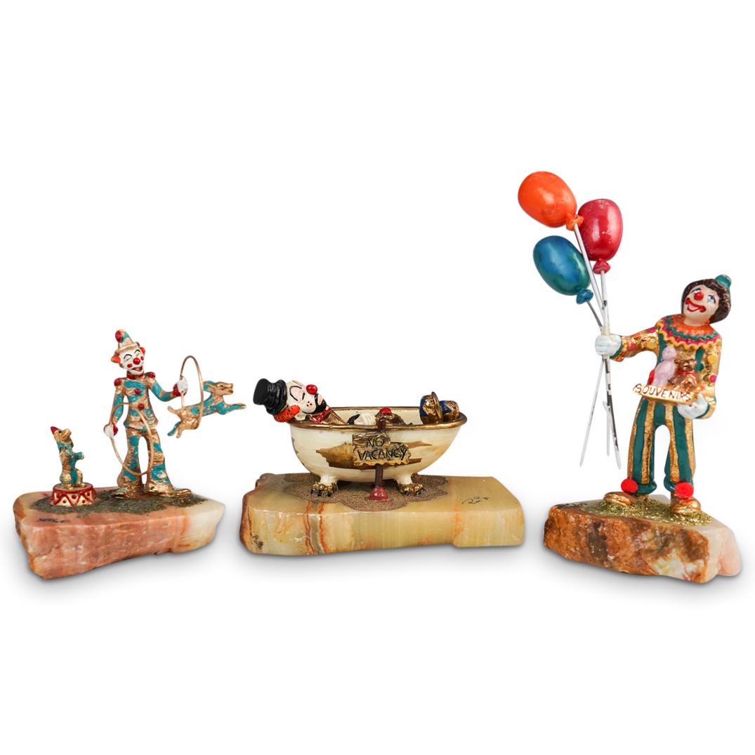 Ron Lee & Judy Signed Clown Figurines (1 of 2)