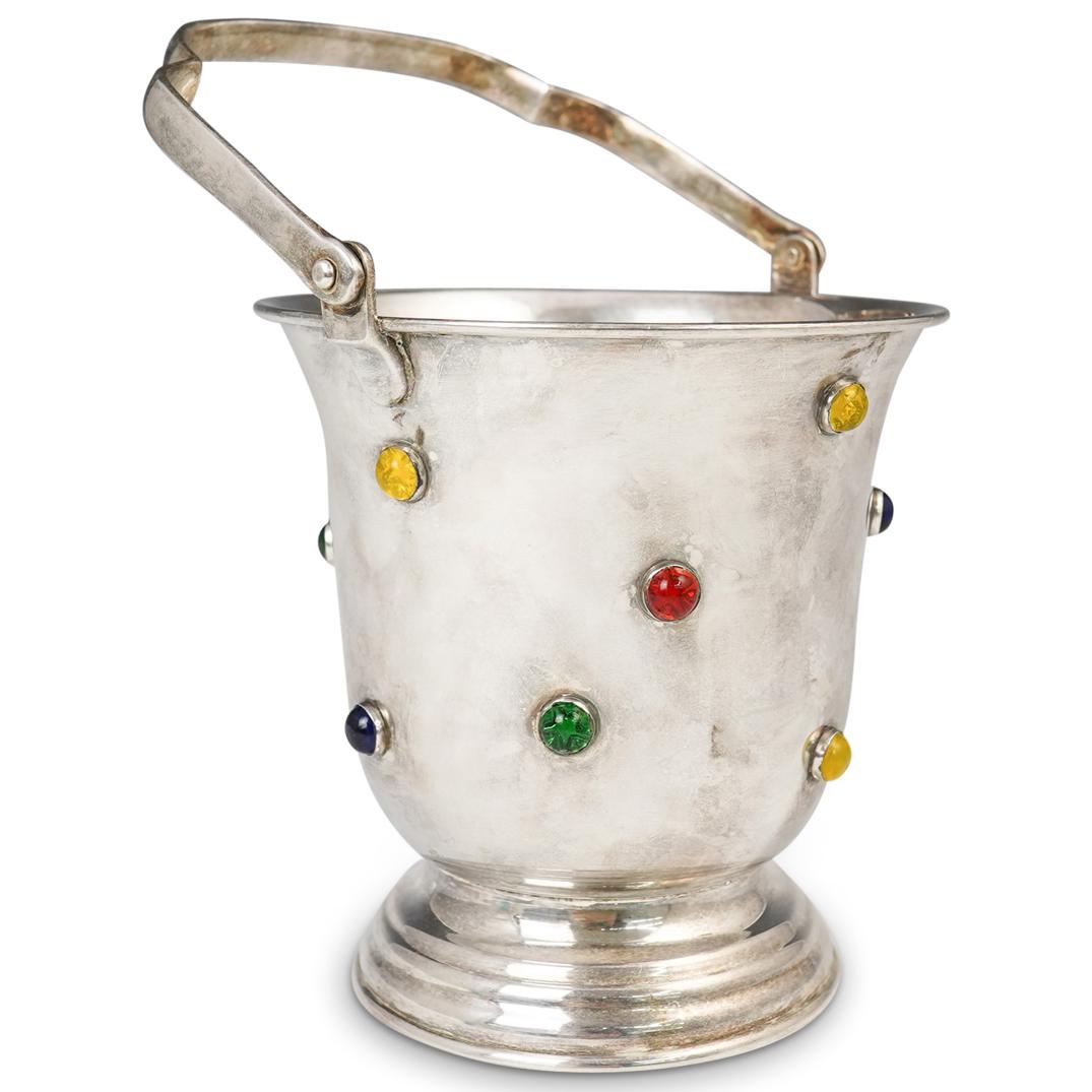 Mid Century SIlverplate Ice Bucket (1 of 4)