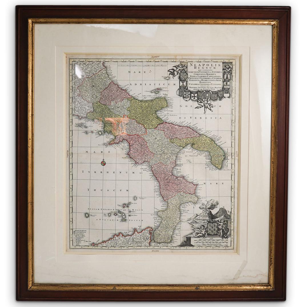 Antique "Regnum Neapolis" Map (1 of 4)