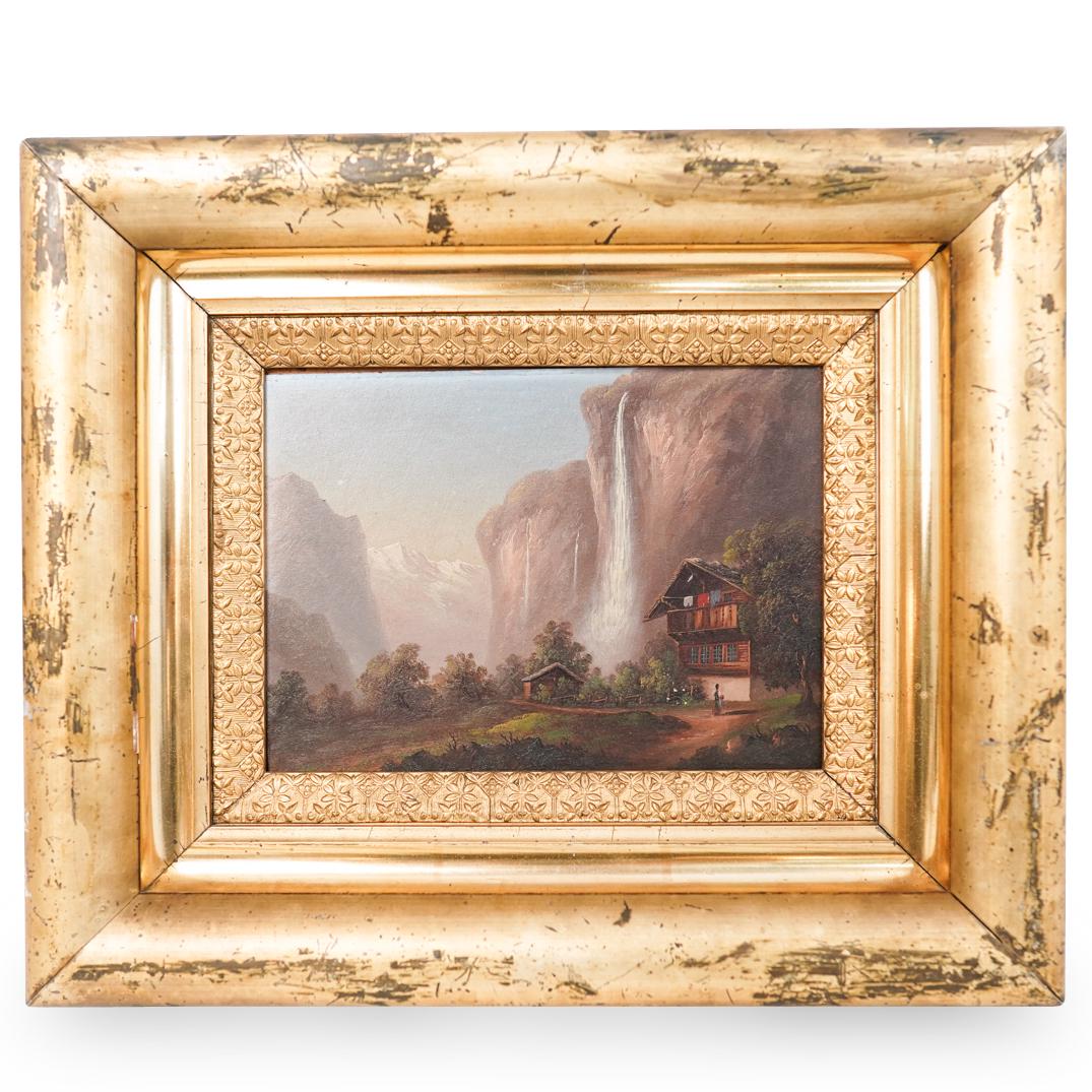 Antique Oil on Panel Painting (1 of 5)