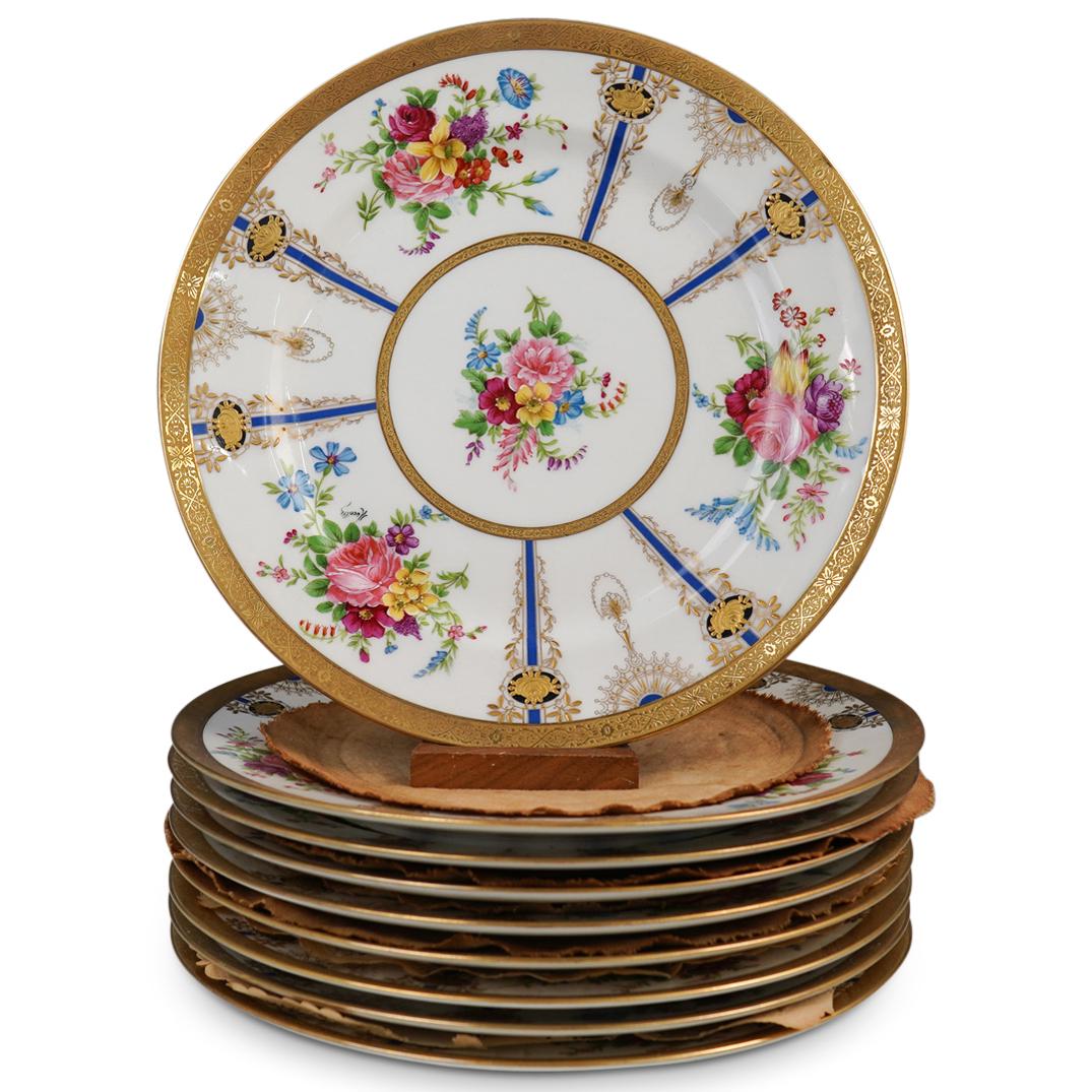 (9 Pc) "G. AHRENFELDT" Limoges Porcelain Set (1 of 4)