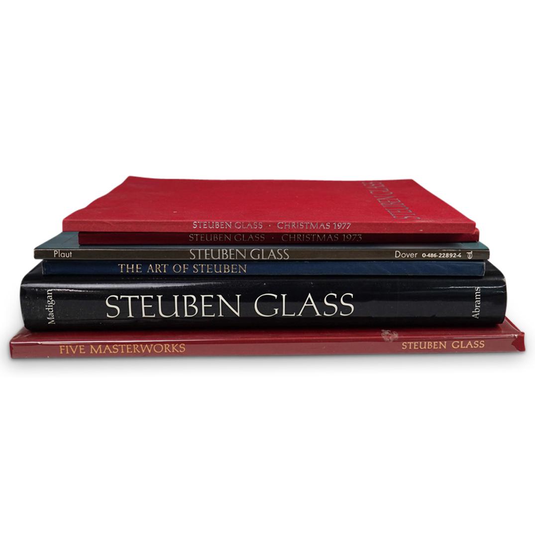 (6 Pc) Steuben Glass Book Collection (1 of 6)