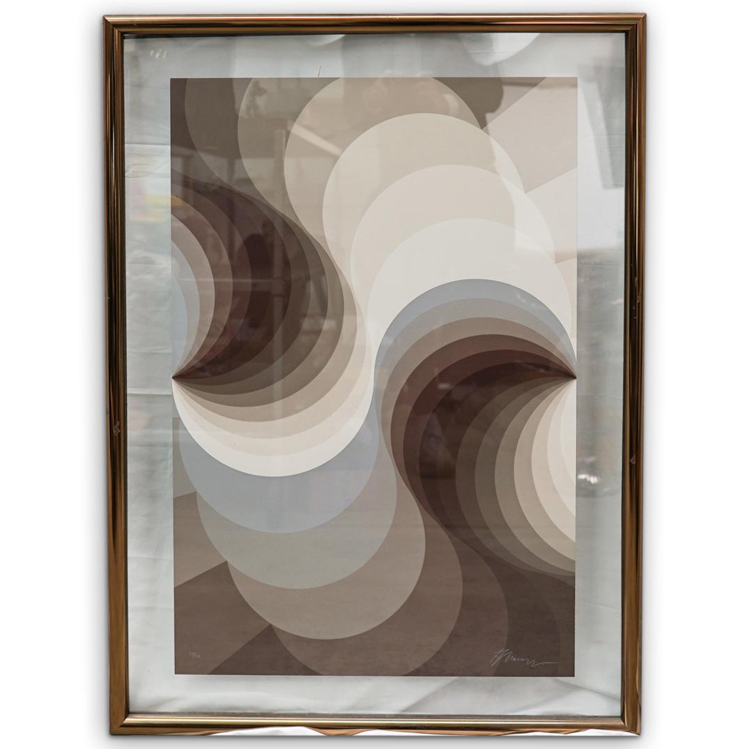 Lev Moross Abstract Signed Serigraph (1 of 5)