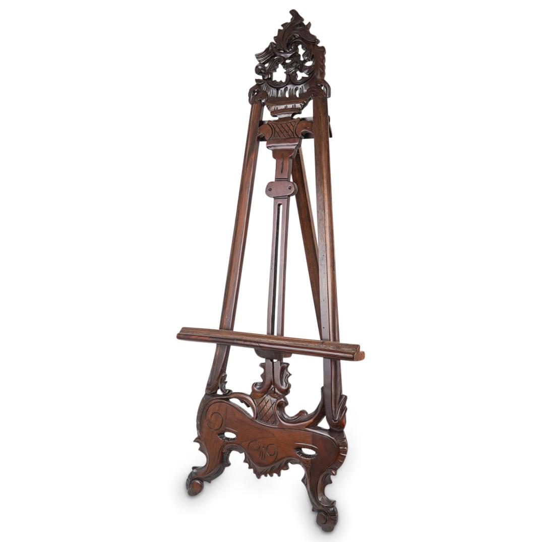Wood Carved Easel (1 of 4)