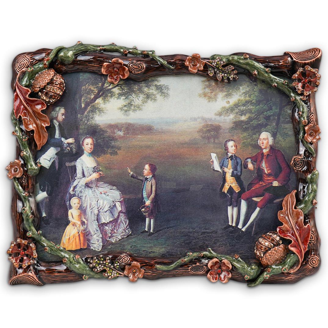 Jay Strongwater Floral Desk Frame (1 of 4)