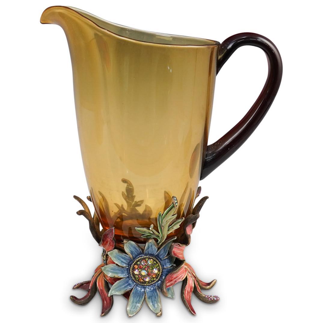 Jay Strongwater "Tuscany Bella" Pitcher (1 of 6)