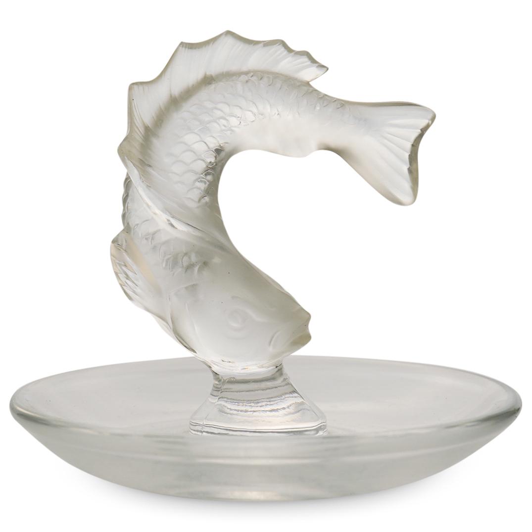Lalique "Leaping Fish" Crystal Pin Tray (1 of 3)