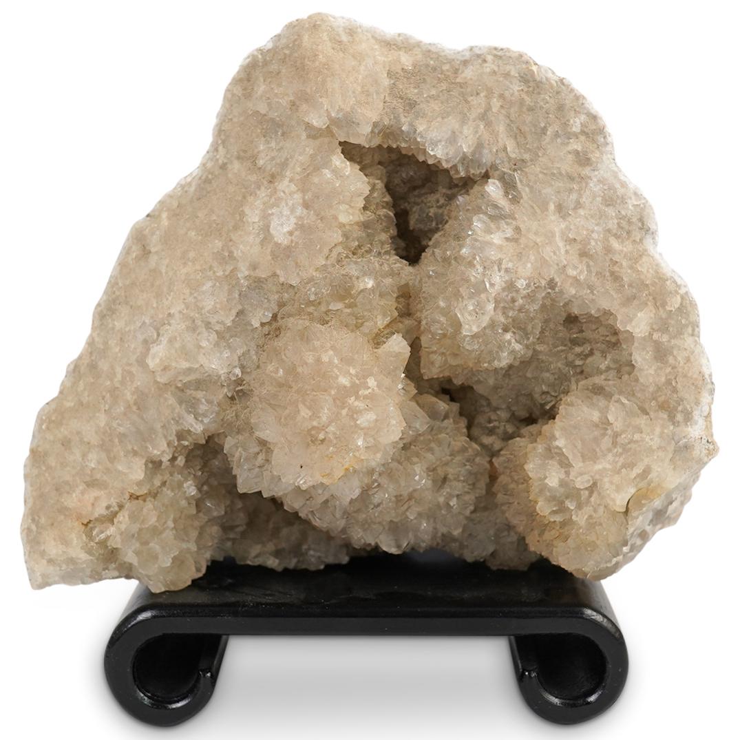 Crystal Quartz Geode with Stand (1 of 4)