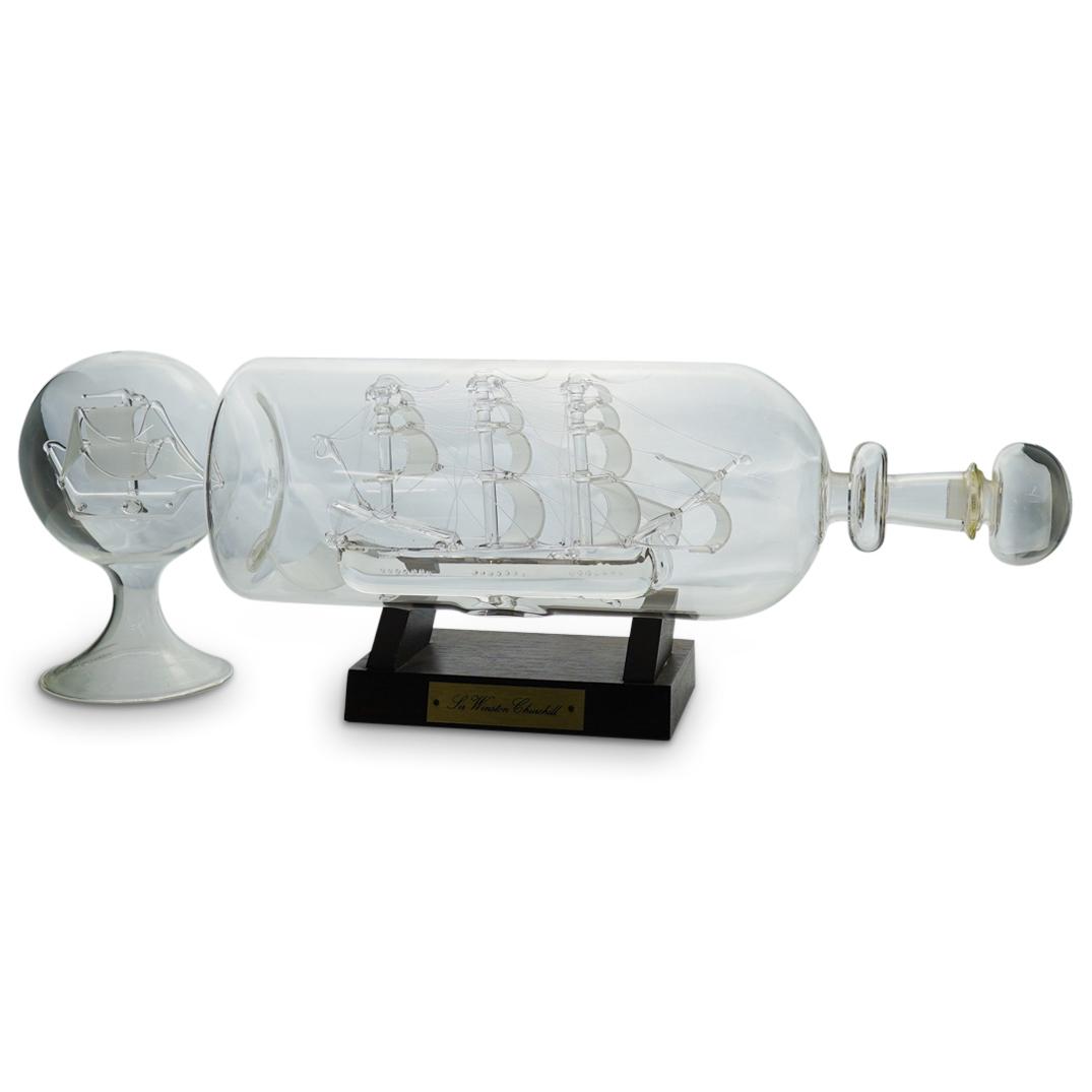 Glass Ship Model Decanter & Aerator (1 of 4)