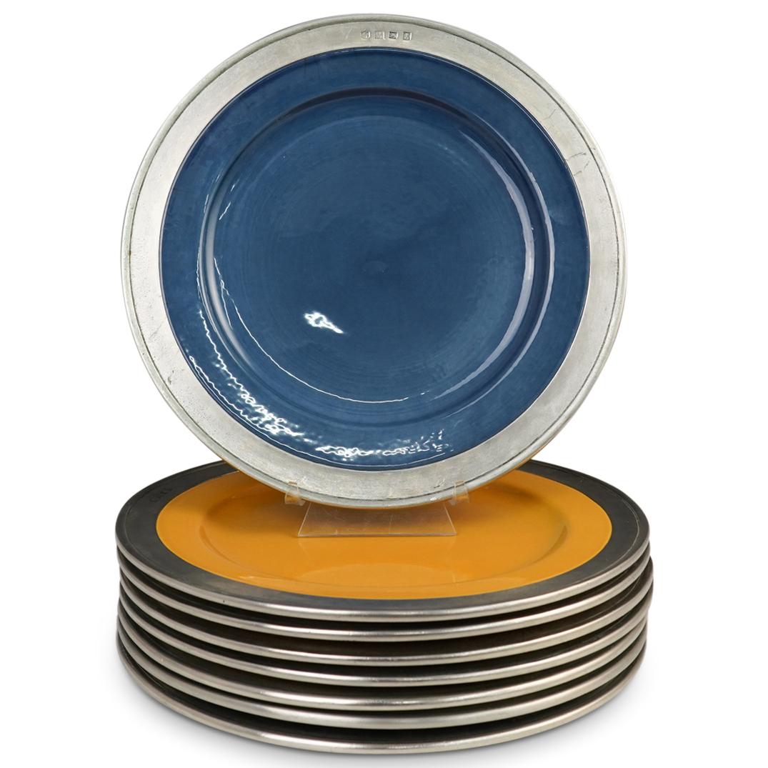 (8 Pc) Match Italian Convivio Dinner Plates (1 of 5)