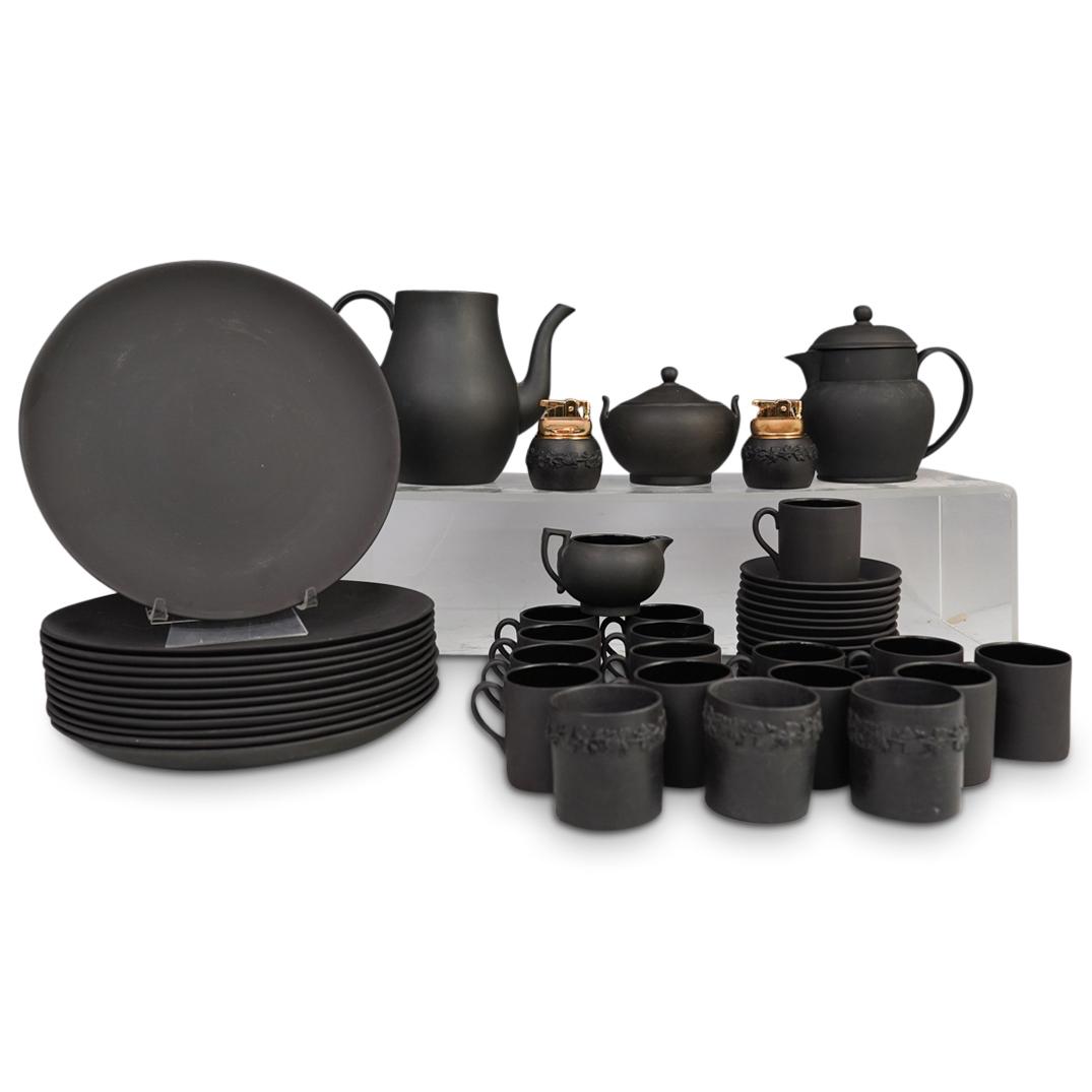 (48 Pc) Basalt Wedgwood Tea Set (1 of 12)