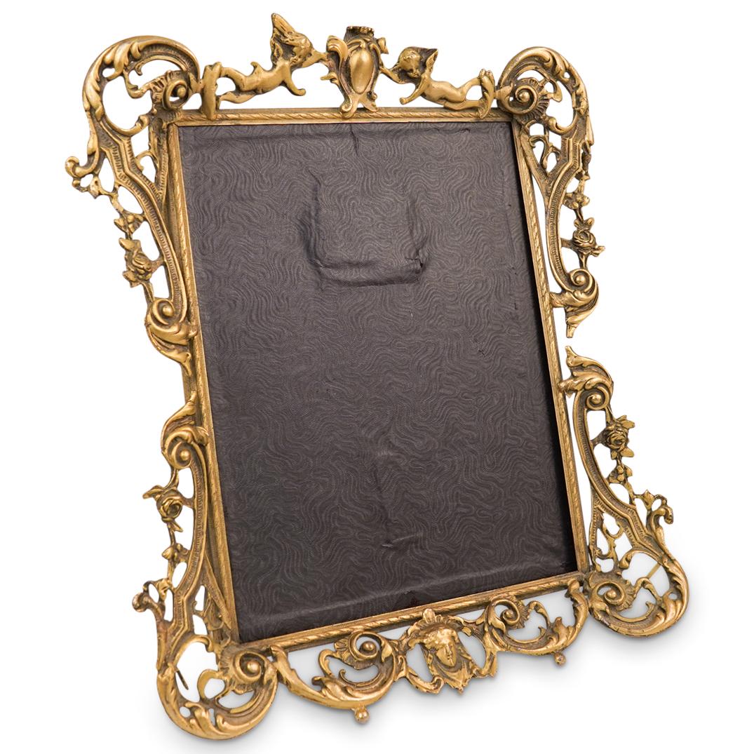 Antique Gilt Bronze Picture Frame (1 of 5)