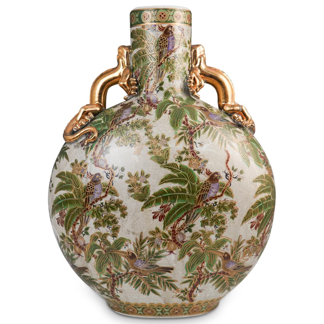 Large Chinese Vase with Dragon Handles (1 of 5)