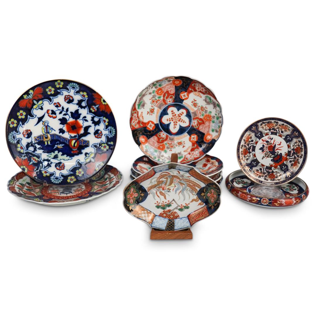 (9 Pc) Imari Porcelain Miscellaneous Plates Set (1 of 9)