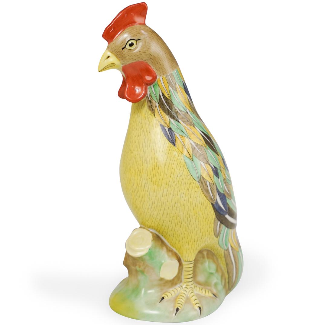 Herend Naturalistic Porcelain Rooster (1 of 4)