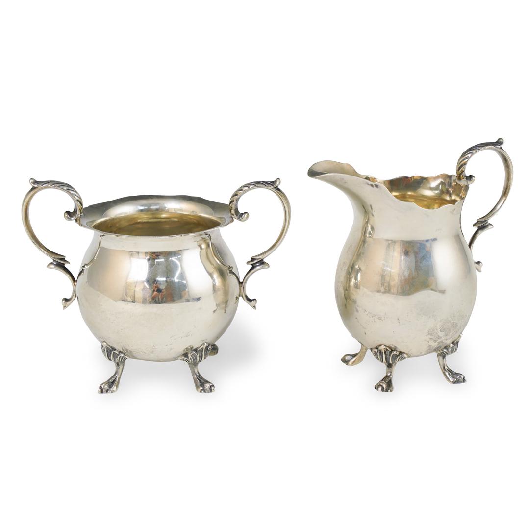 Durham Sterling Creamer and Sugar Bowl (1 of 4)