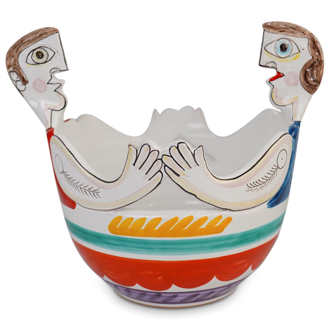 DeSimone Hand Painted Ceramic Bowl (1 of 3)