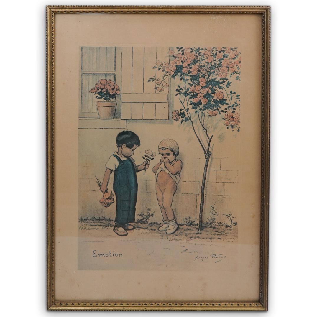 After Georges Redon (French, 1869-1943) Colored (1 of 3)