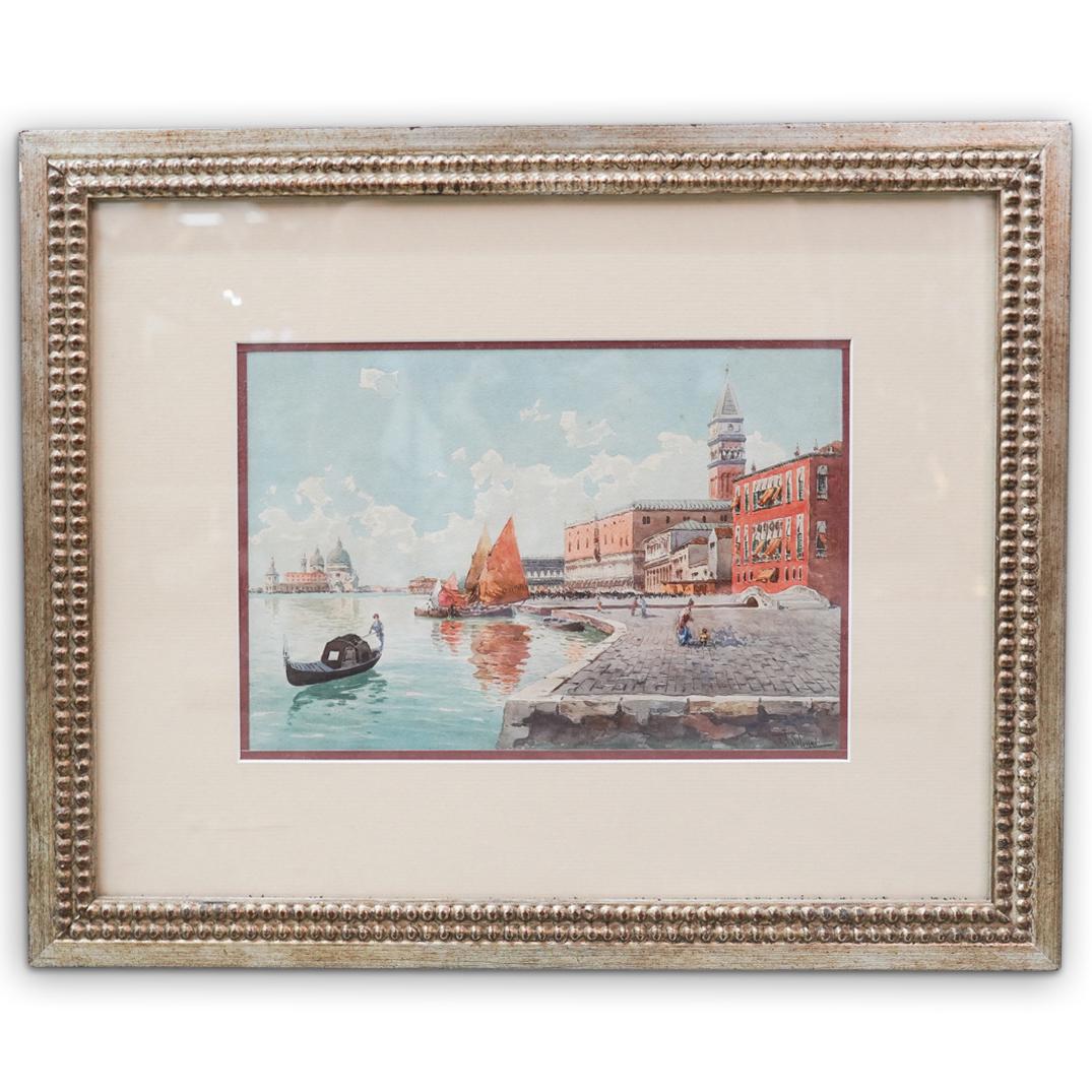 Venice Watercolor Painting Italy (1 of 3)