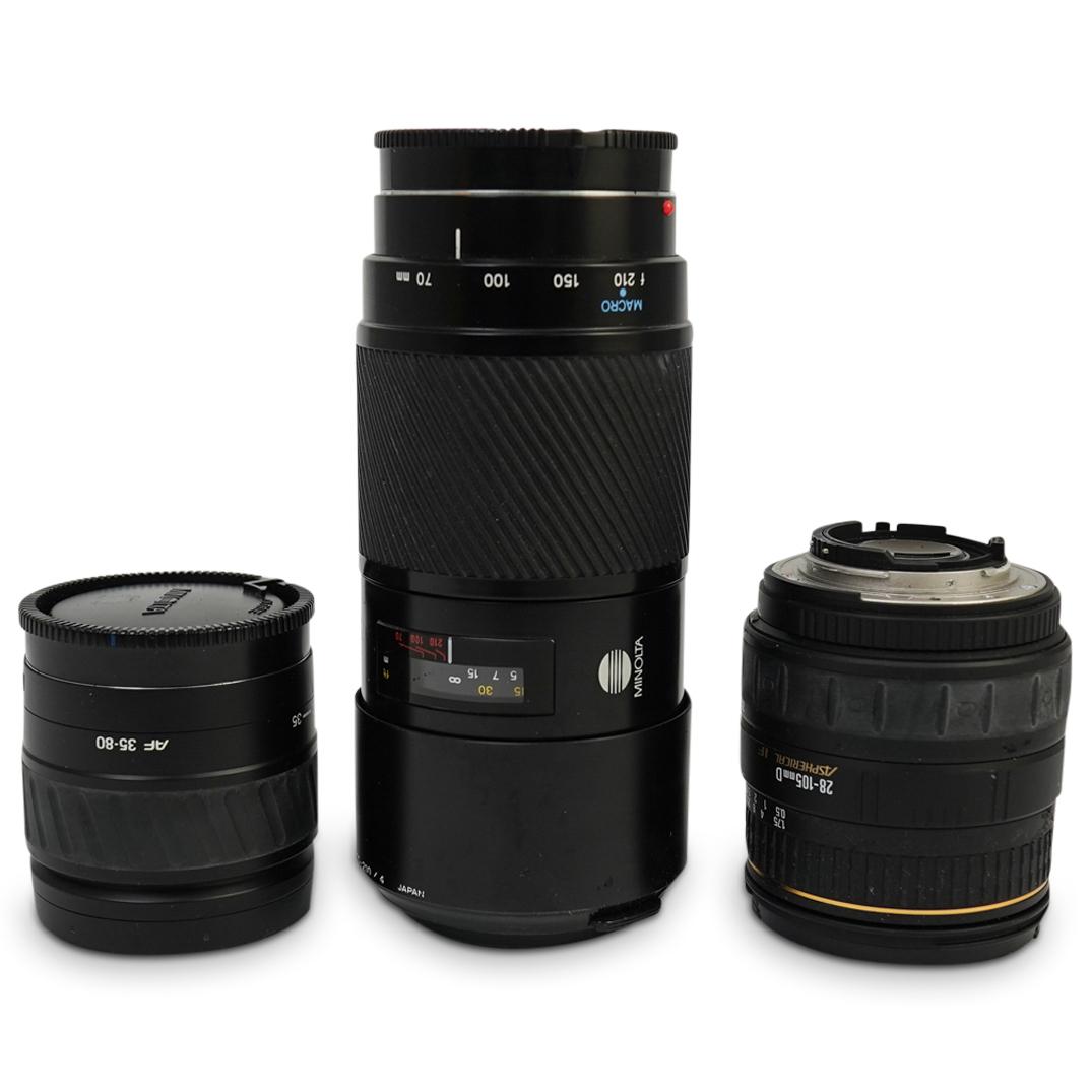 (3 Pc) Vintage Camera Lens Collection (1 of 6)