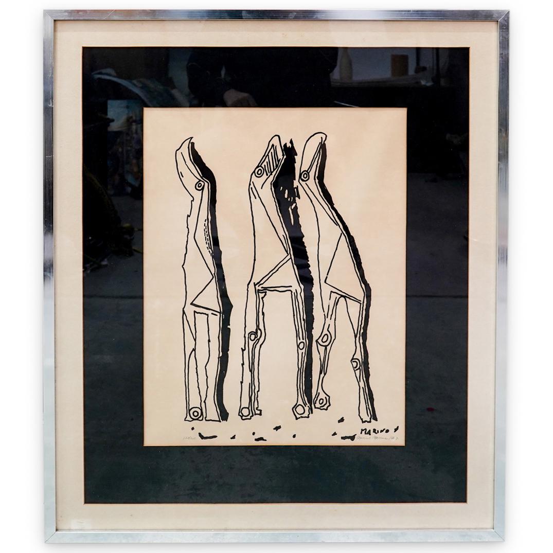Mario Marinni Signed Lithograph (1 of 4)