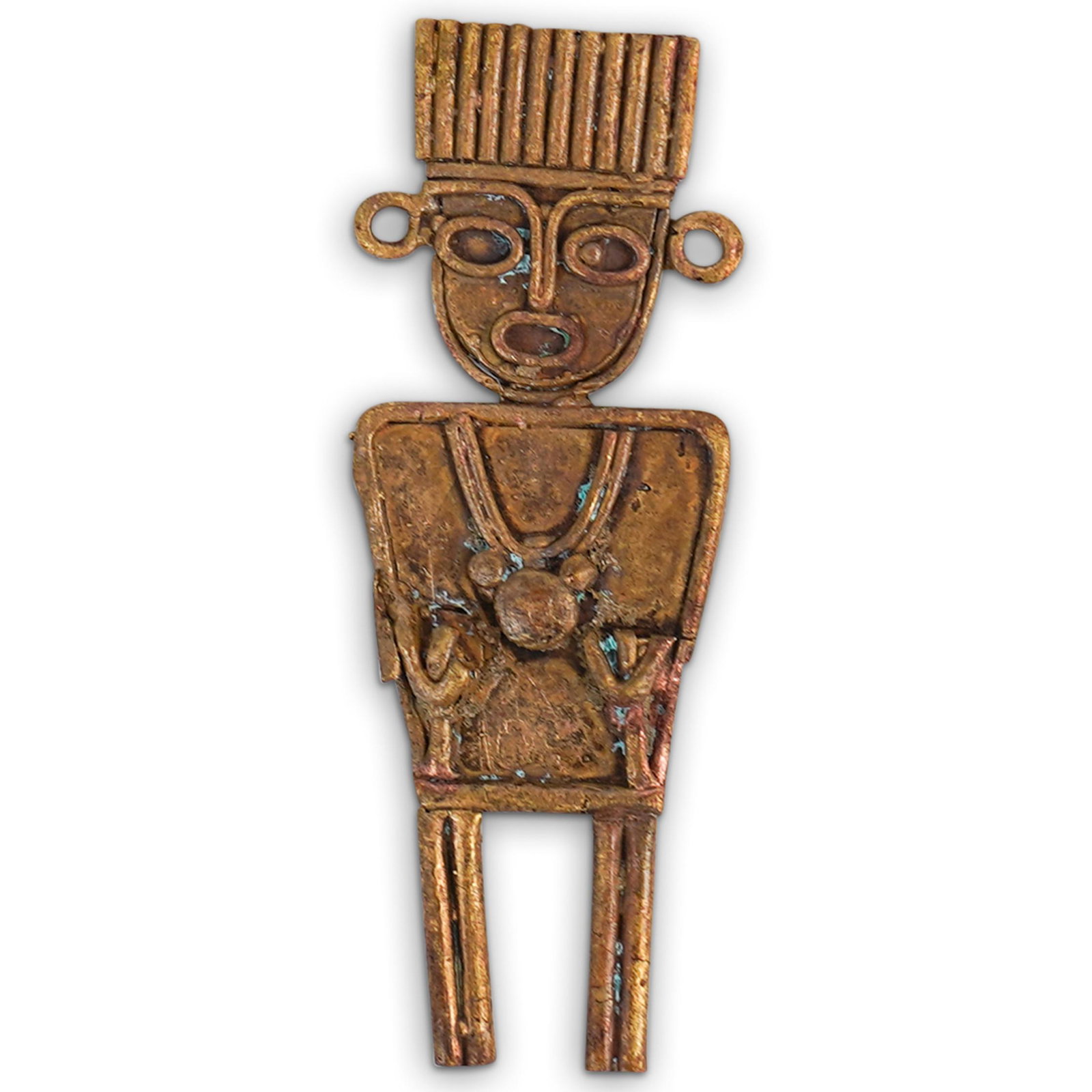 Pre Columbian Copper Muisca Tunjo Figure (1 of 2)